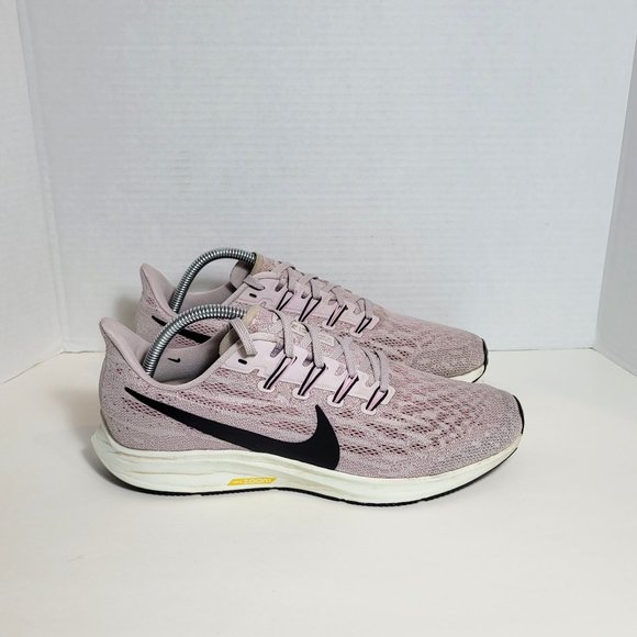 Nike Air Zoom Pegasus 36 Lavender Black Women's Running Athletic Sneakers Sz 10 - Picture 1 of 12